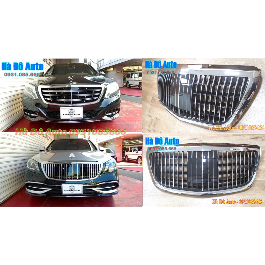 Mặt Ca Lăng Độ Mercedes S 2014 2015 2016 2017 2018 2019 2020 Class W222 Độ Lên Maybach - Mặt Ca Lăng Mercedes S