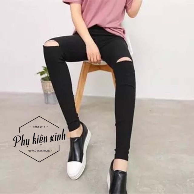 quần jean rách gối phong cách trẻ trung hiện đại | BigBuy360 - bigbuy360.vn