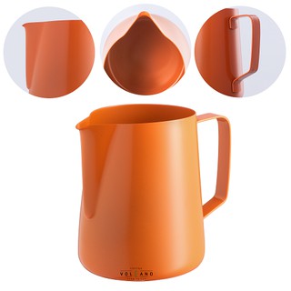 Volcano Ca đánh sữa Inox 304 mũi tròn 600ml