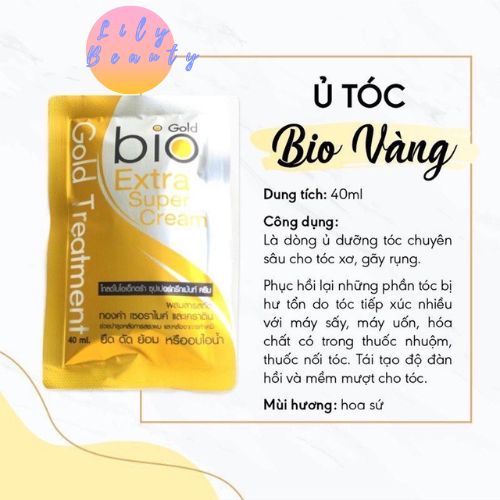 Kem Ủ Tóc Bio Super Treatment Cream Thái Lan 30ml – Siêu mềm mượt,phục hồi tóc