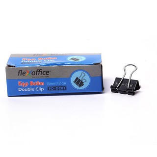 Hộp 12 kẹp bướm flexoffice 15mm fo-dc01