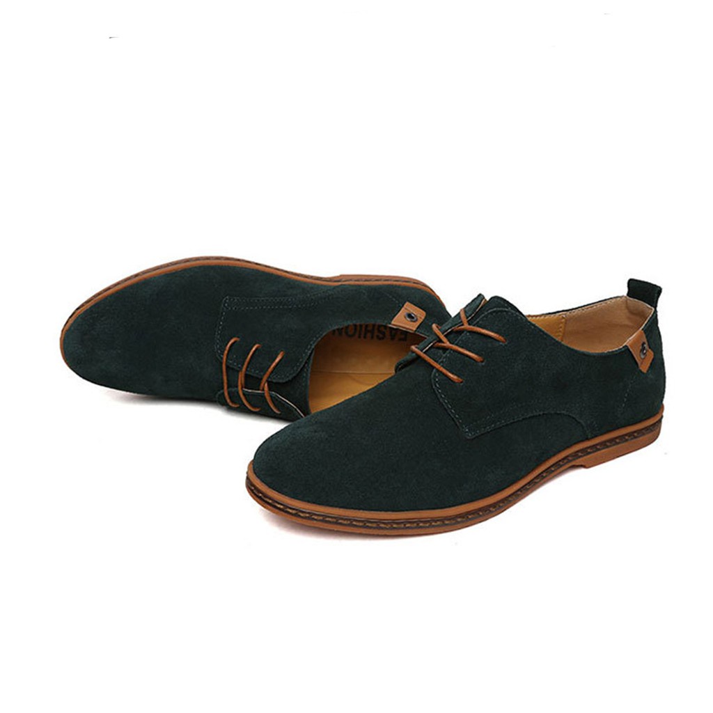 Giày Oxford Da Lộn Phong Cách Châu Âu Cho Nam Size 39-48#Giày Chạy Bộ Nam