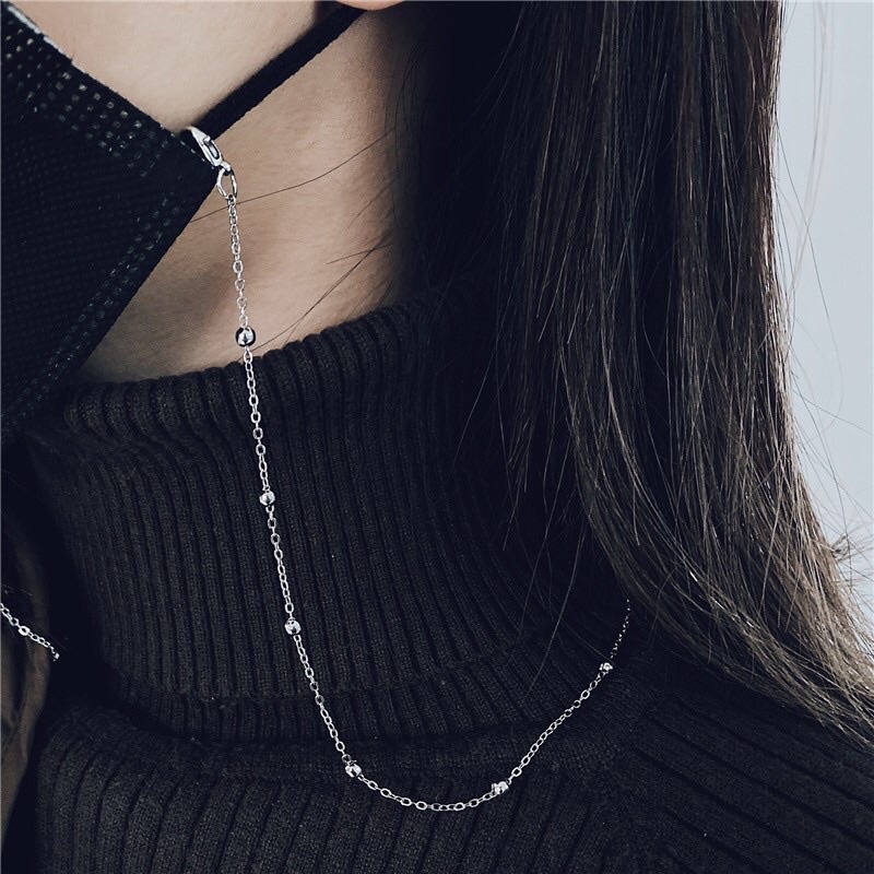 Dây đeo khẩu trang, mắt kính kim loại chống thất lạc phong cách Hàn Quốc trẻ trung, đa dạng mẫu mã