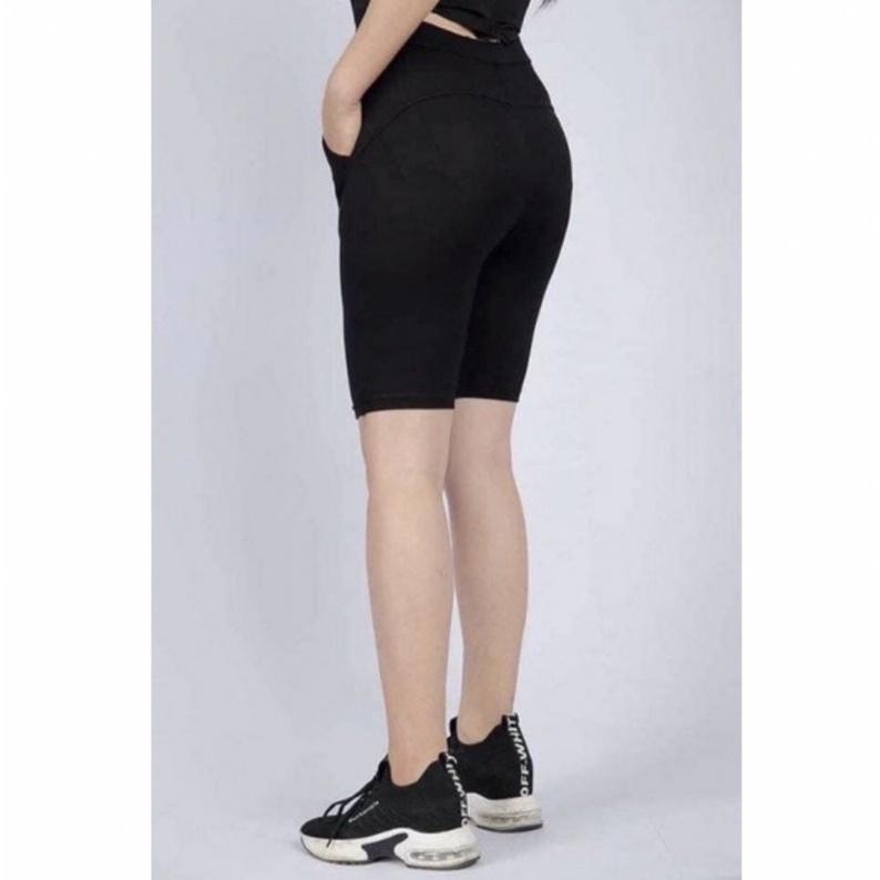 Quần Đùi Legging Nữ Nâng Mông Asos, Quần Lửng Coton Co Giãn 4 Chiều Cao Cấp T&T_Fashion