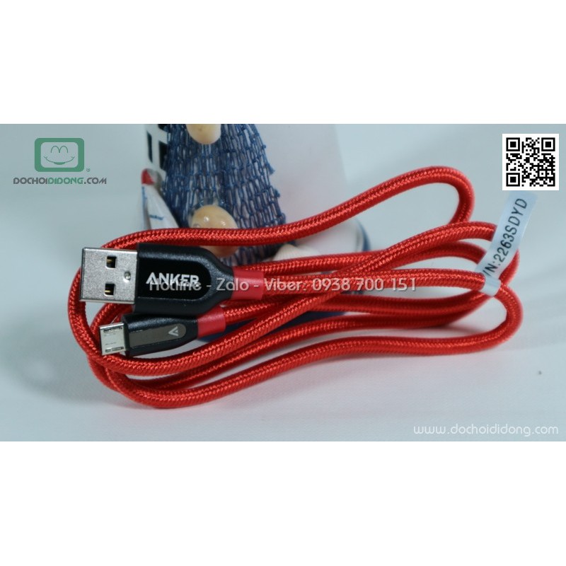 Cáp microUSB Anker PowerLine+ 0.9m