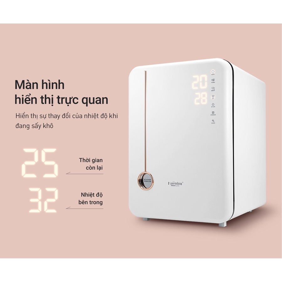 Máy tiệt trùng bình sữa Haenim thế hệ 4