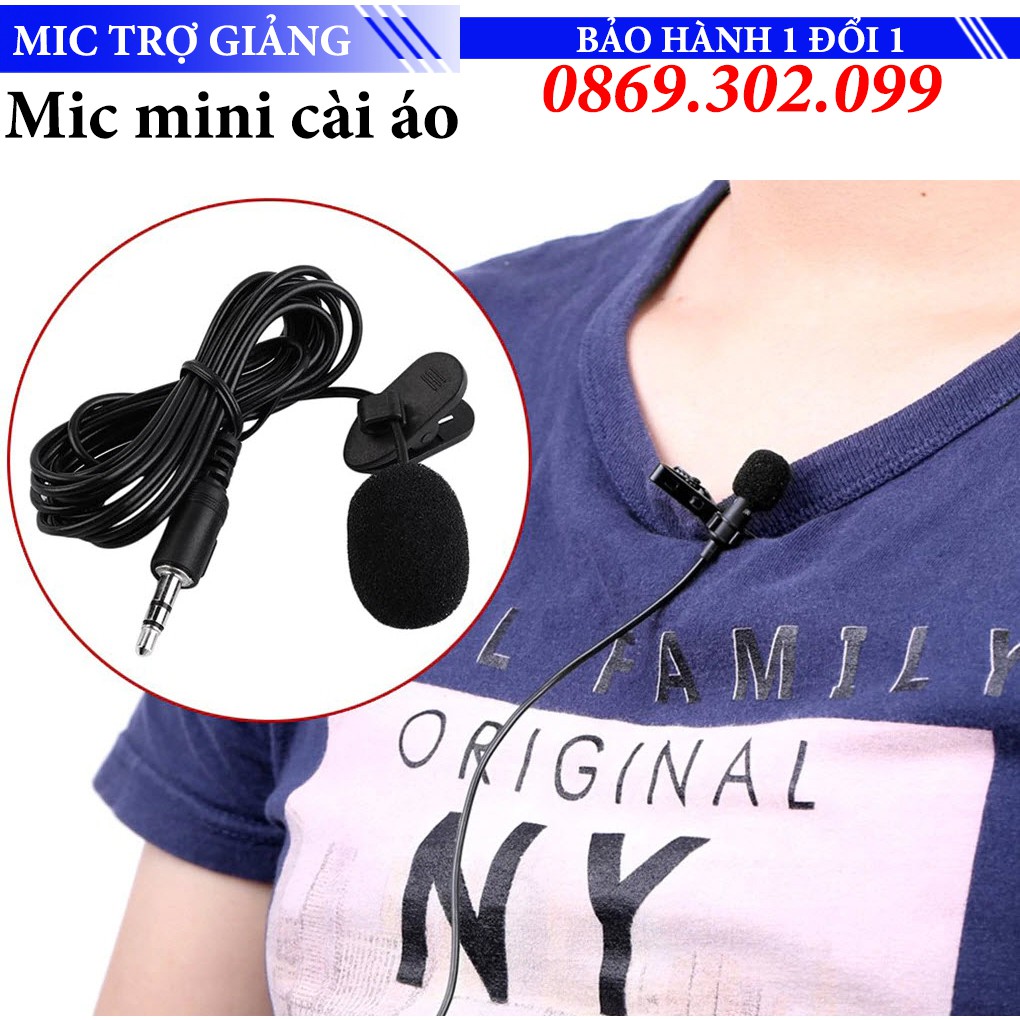 [Mã ELHACE giảm 4% đơn 300K] Micro trợ giảng kẹp cổ áo