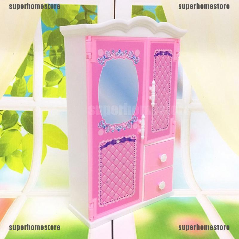 Tủ Quần Áo Đồ Chơi Búp Bê Công Chúa Cho Bé Gái