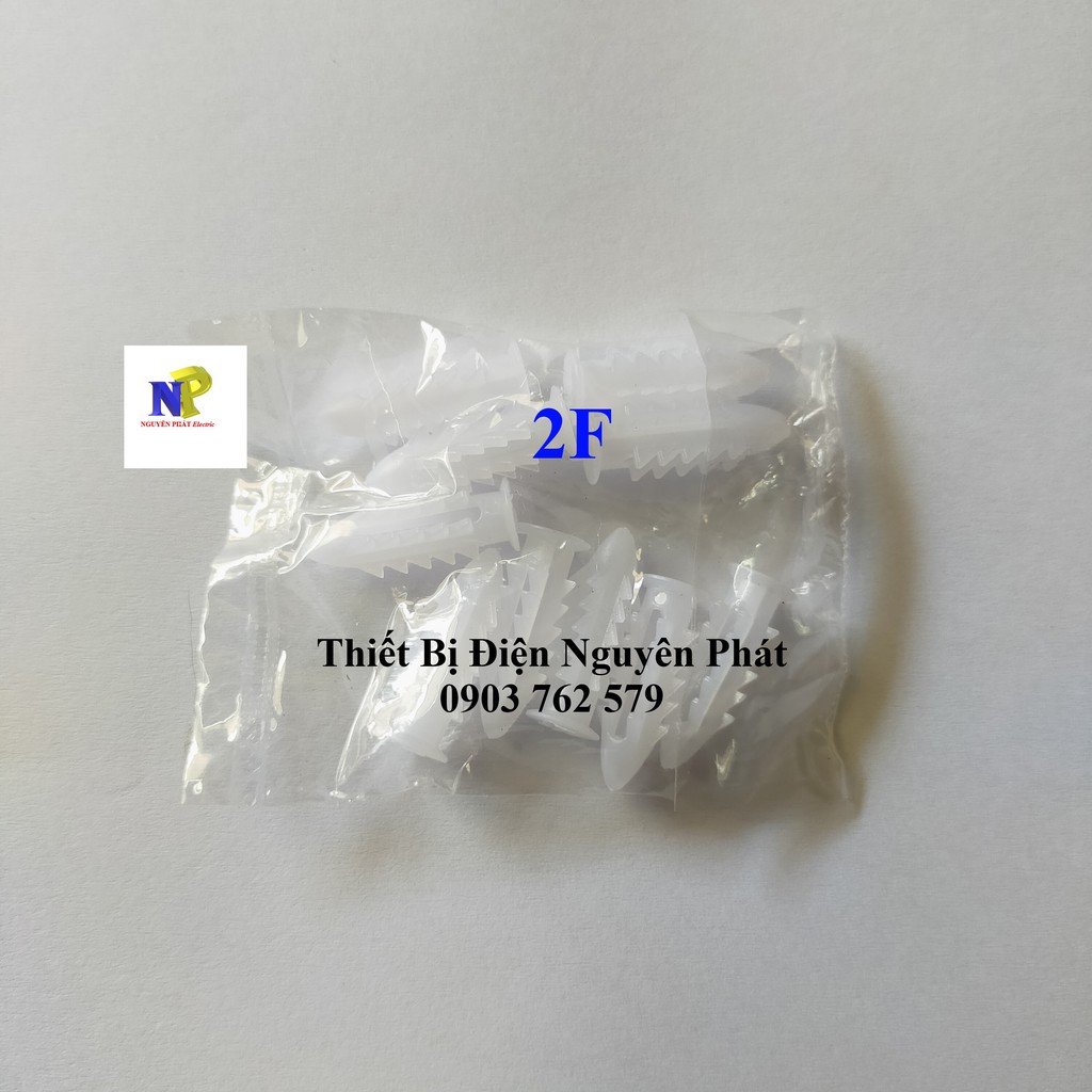 [Nguyên Phát] Combo 10 Tắc Kê Nhựa 6 Khía Đủ Size