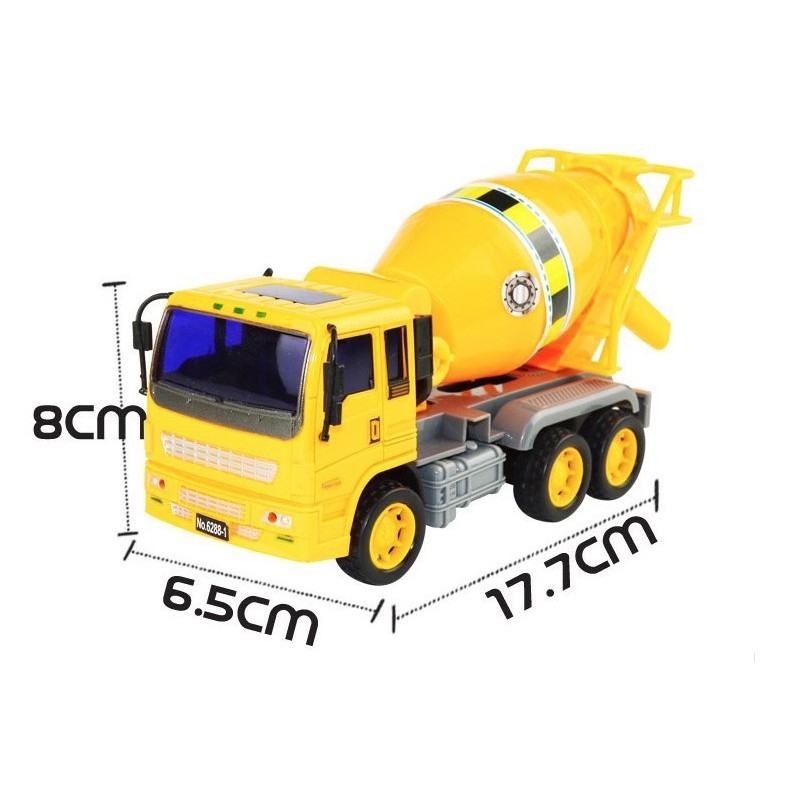 Xả lỗ Bộ Xe Công Trình máy xúc xe ben cần cẩu Đồ Chơi City Truck