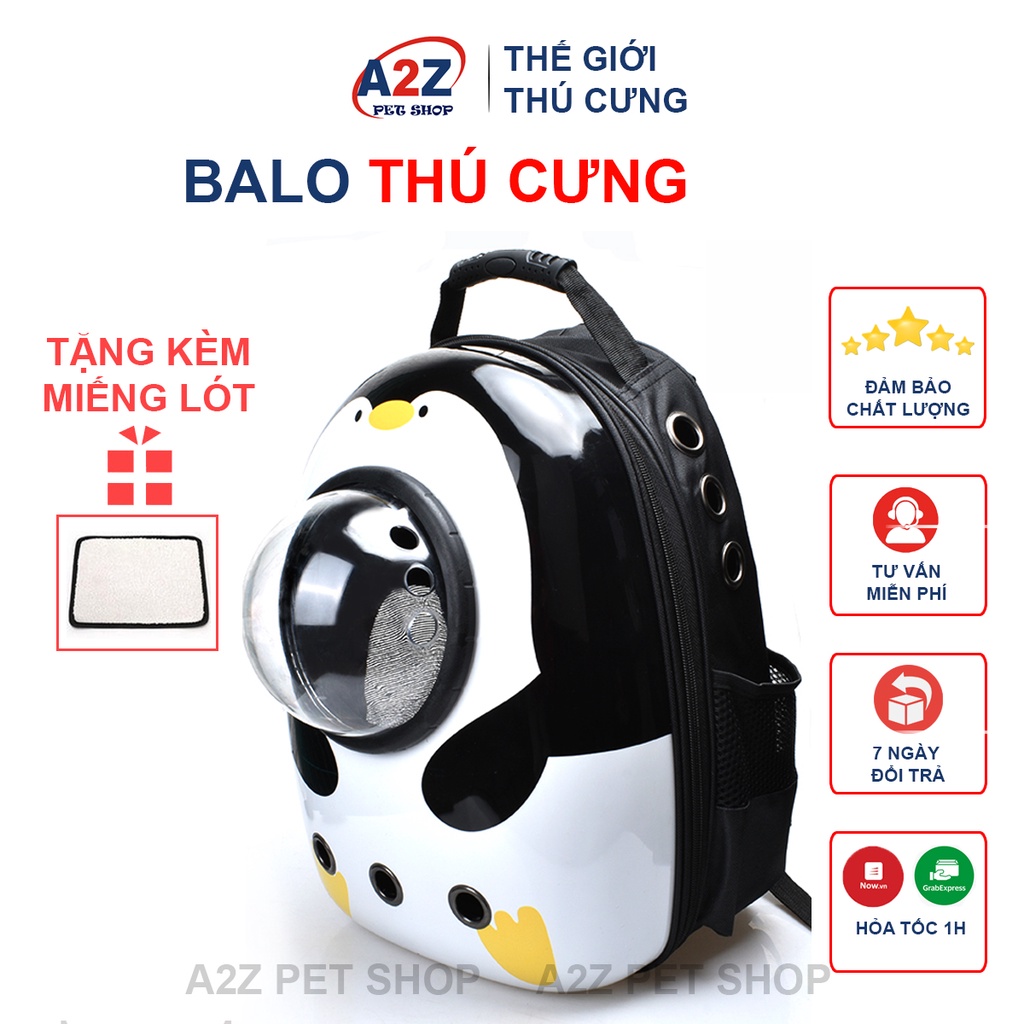 Balo Thú Cưng loại Balo Phi Hành Gia và Balo Trong Suốt, Hàng Nhập Khẩu