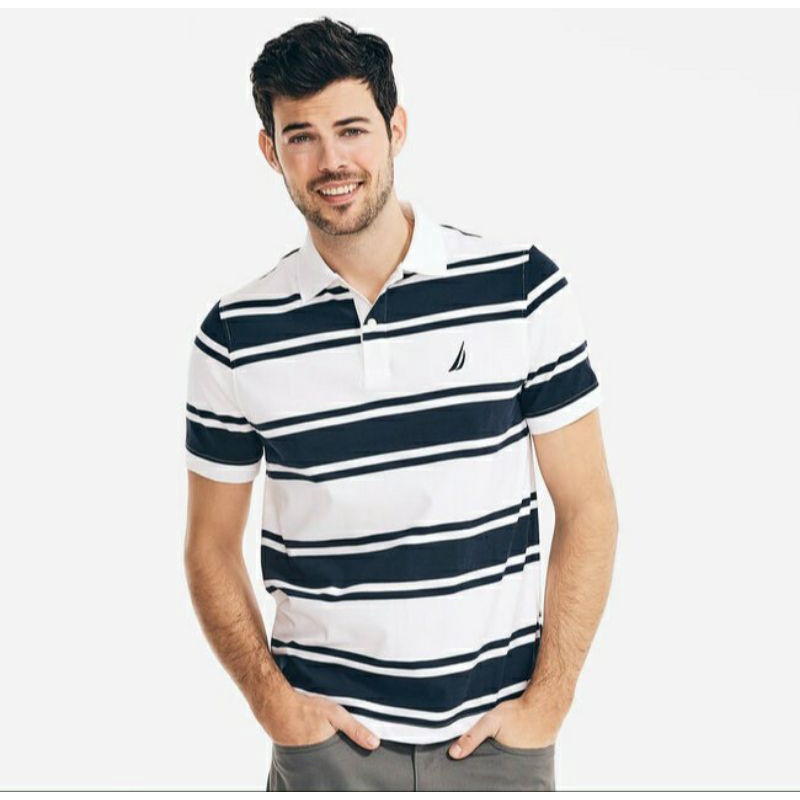 Áo thun Polo Nam Nautica Classic Fit Striped Polo