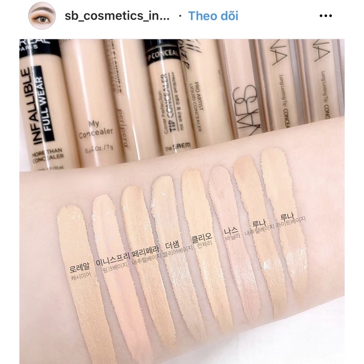 [ The Saem ] Che khuyết điểm Cover Perfection Tip Concealer