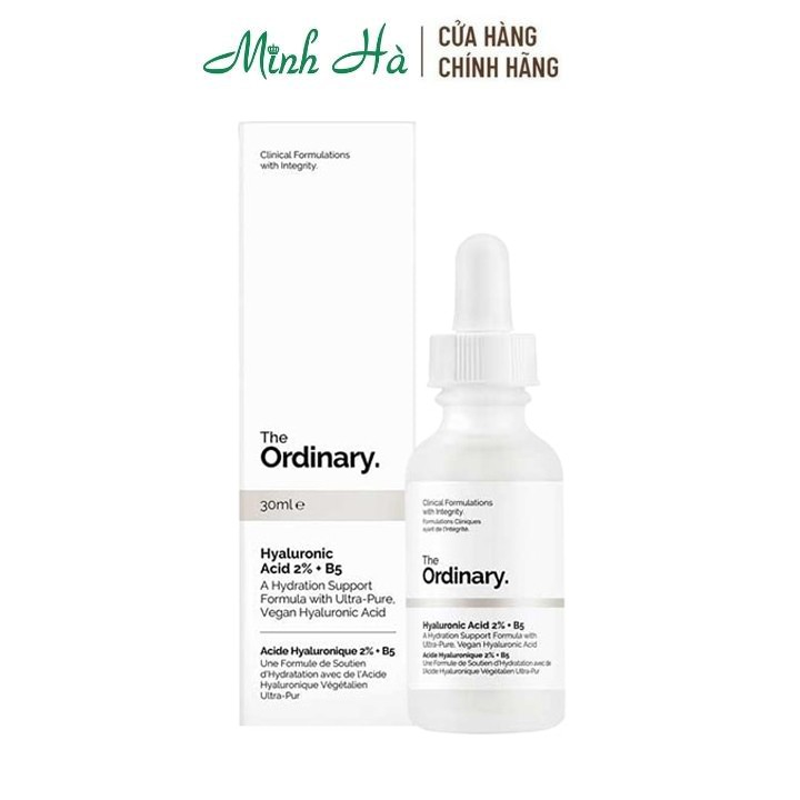 Serum The Ordinary Hyaluronic Acid 2% + B5 30ml giúp cấp nước và phục hồi da