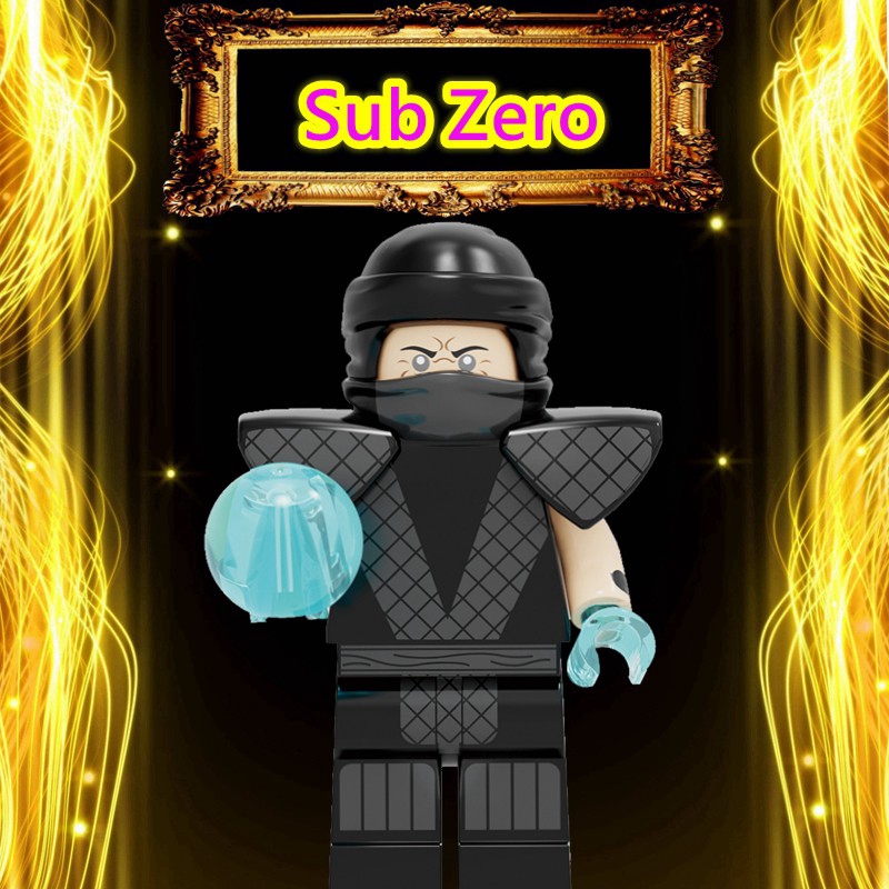 Bộ Đồ Chơi Xếp Hình Mortal Kombat Sub Zero Shao Kahn Dành Cho Trẻ Em