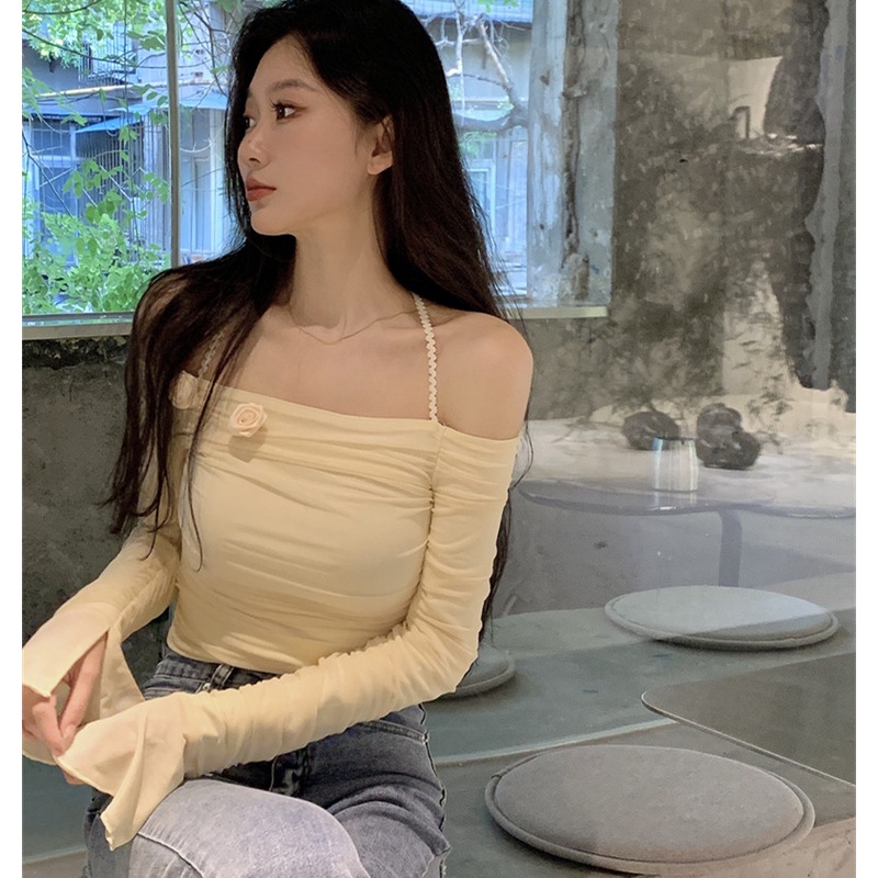 Áo Nữ Tay Dài Hở Vai Thời Trang Quyến Rũ