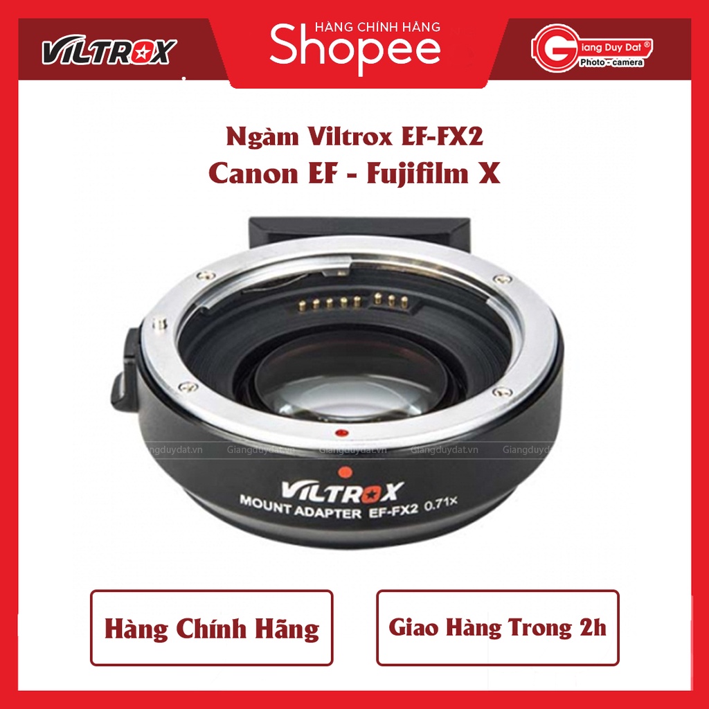 Ngàm Chuyển Viltrox EF-FX2 Sử Dụng Ống Kính Canon EF Trên Body Máy Ảnh Fujifilm
