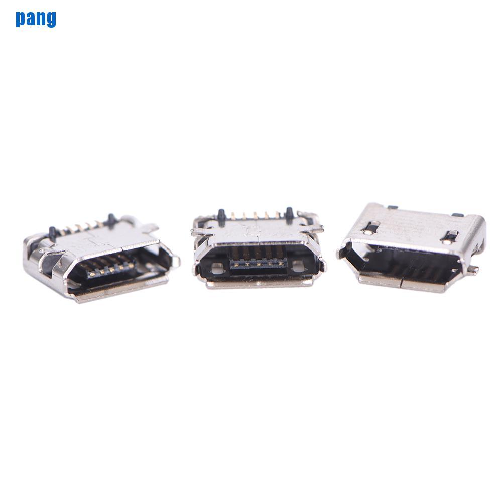 VN (Hàng Mới Về) Set 10 Đầu Nối Micro Usb Loại B 5 Pin 5 Pin Tiện Dụng