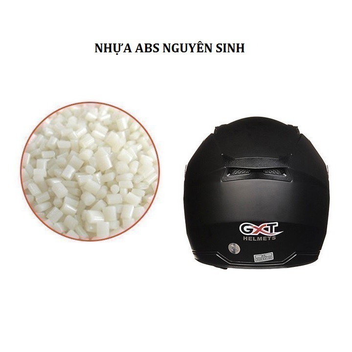 Mũ Bảo Hiểm 3/4 2 Kính GXT - 502