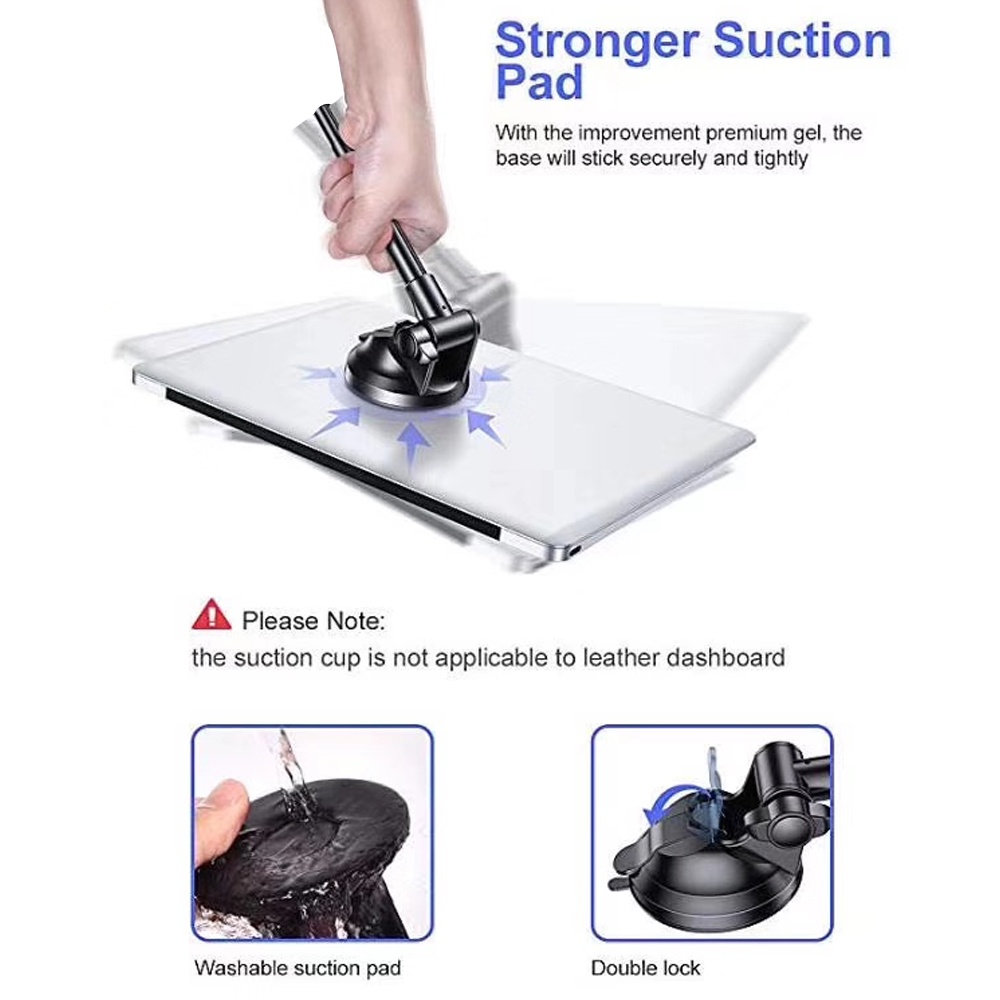 Giá Đỡ Máy Tính Bảng 4-12.9 Inch Có Giác Hút Chắc Chắn Cho iPhone Samsung Huawei Ipad Air Mini 1 2 3 4