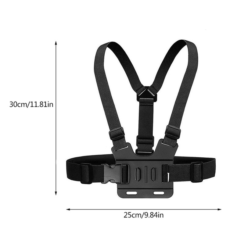 Dây Đeo Ngực Co Giãn Có Thể Điều Chỉnh Dành Cho Go-Pro Hero 5 4 3 2 XiaoYi