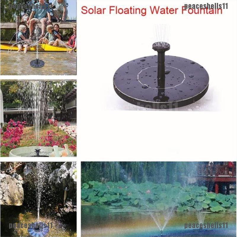 Máy Bơm Đài Phun Nước Năng Lượng Mặt Trời Dành Cho Hồ Nước Sân Vườn