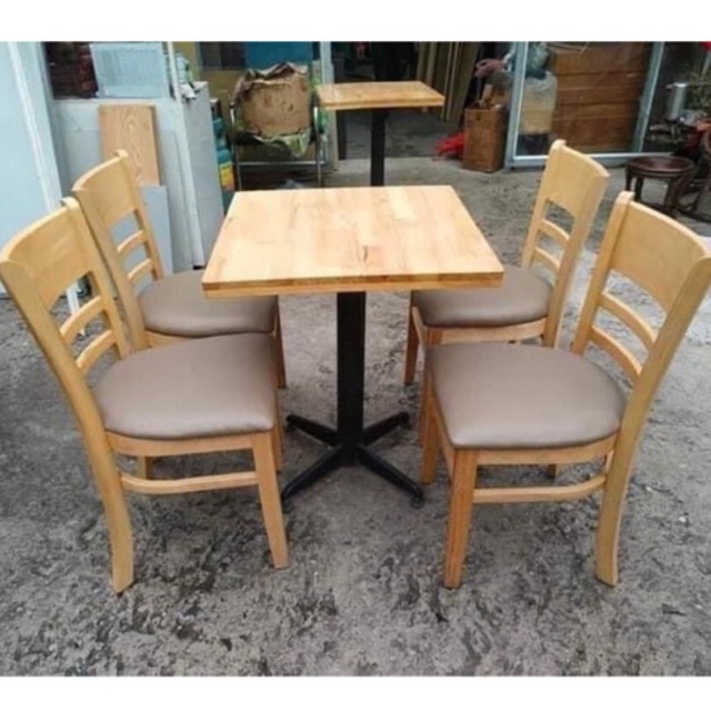 Bộ bàn ghế cabin dành cho quán cafe trà sữa, nhà hàng