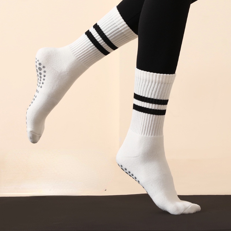 Đôi Vớ Cotton Chống Trượt Tập Yoga Thể Thao Dành Cho Nữ