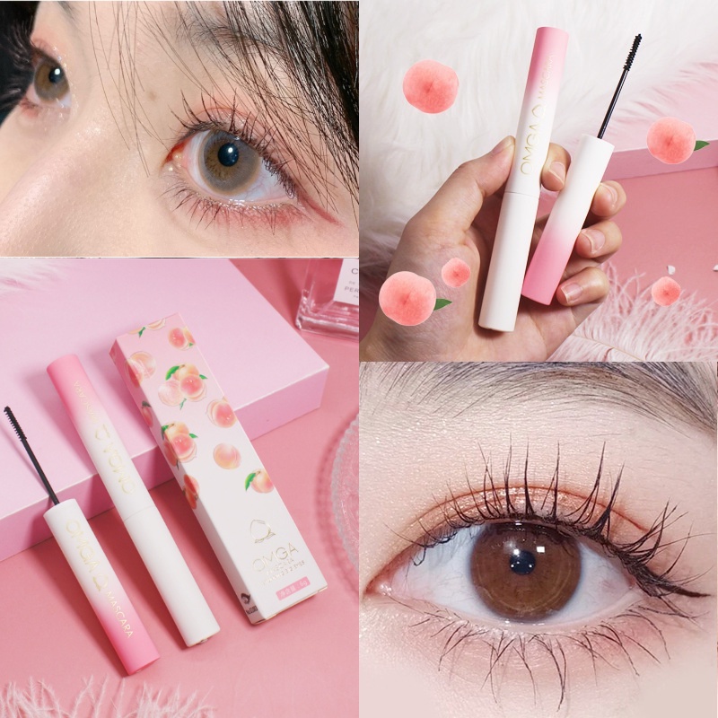 [Hàng mới về] Mascara đen Omga chuốt mi cong dài chống nước tiện dụng