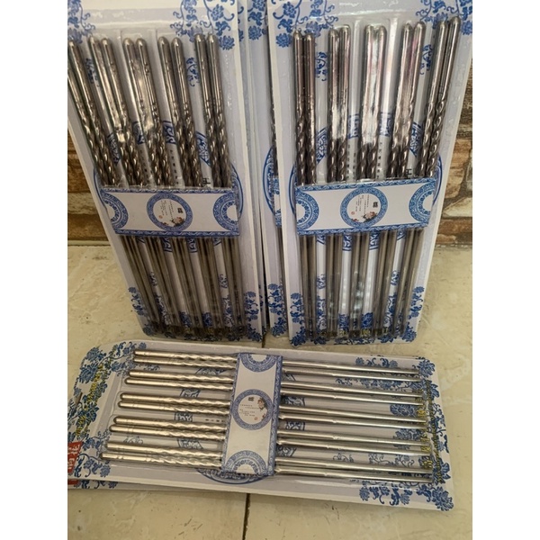 5 đôi đũa INOX cao cấp