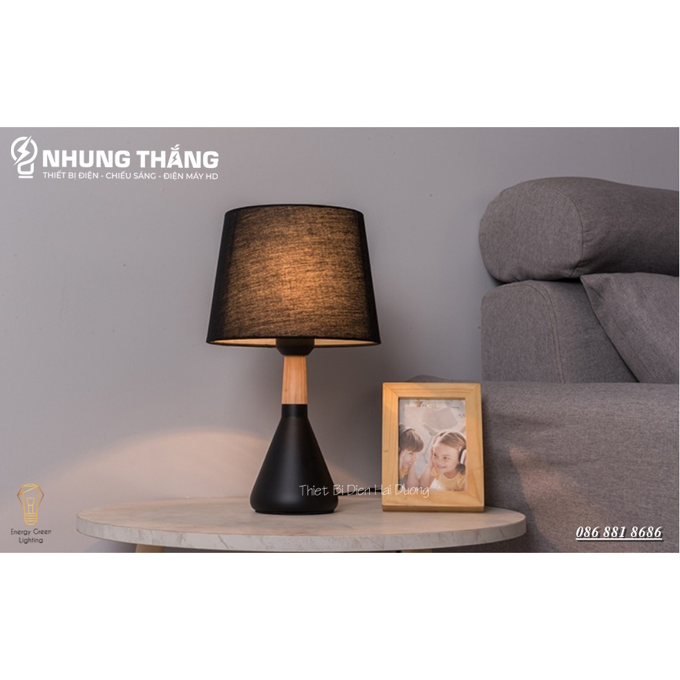 Đèn Ngủ Để Bàn DB-3052 - Kim Loại Cao Cấp - Kiểu Dáng Sang Trọng - Tặng Kèm Bóng Led - Bảo Hành 12 Tháng