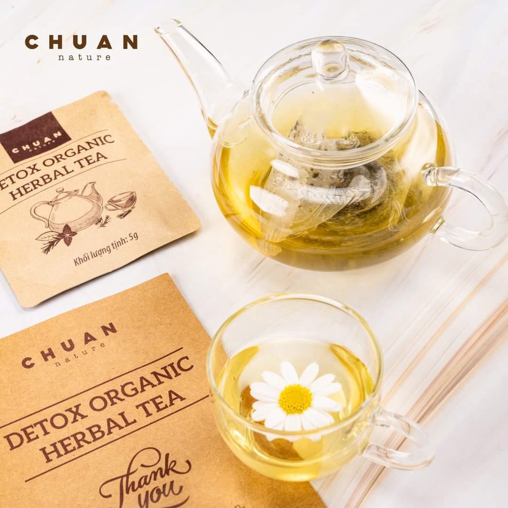 Trà Chuan Nature Detox Organic Herbal Tea Hộp 20 Gói