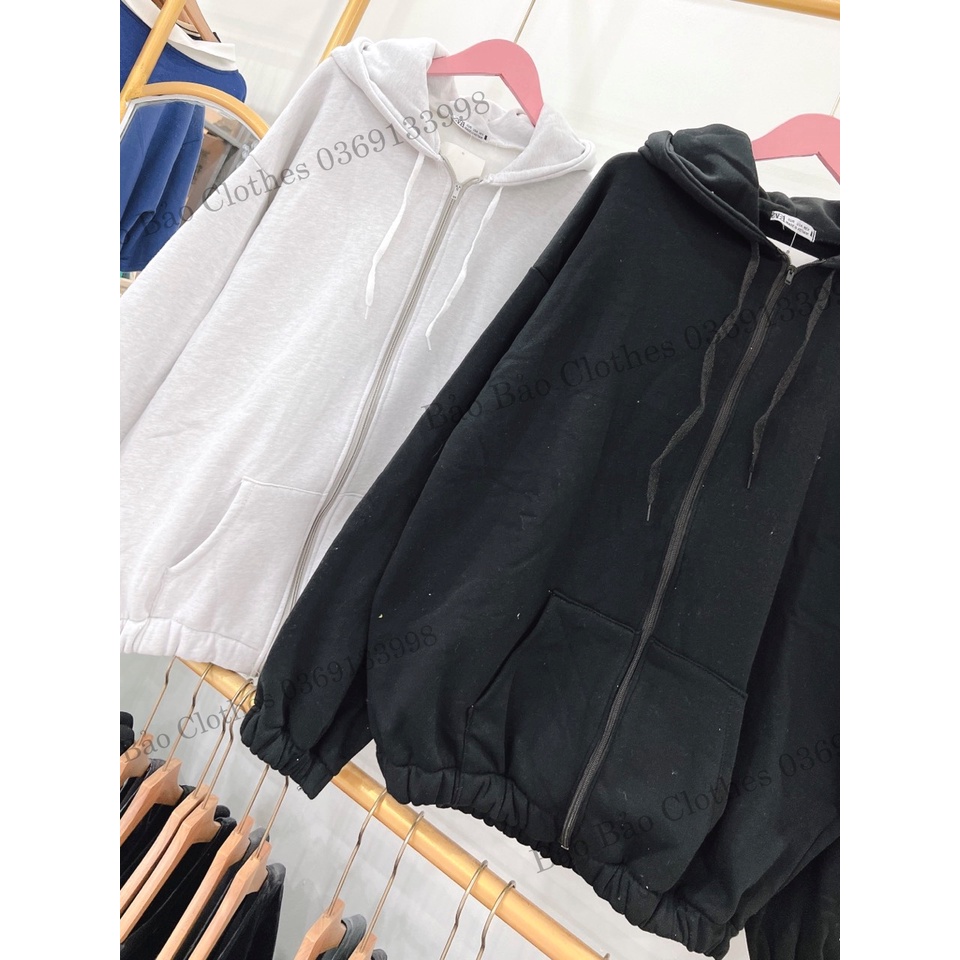 Áo Khoác Nỉ Nam Nữ Trơn Form Rộng Mũ RộngVải Dày Mịn Thoáng Mát Thiết Kế Thời Trang Kiểu Dáng Năng Động