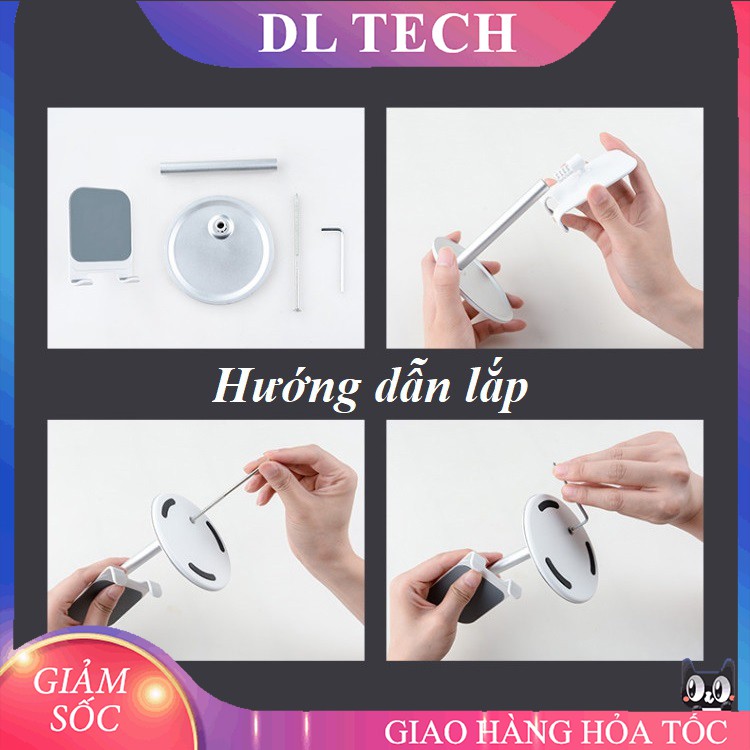 Giá Đỡ Điện Thoại Bằng Kim Loại Để Bàn Chất Lượng Cao K17 DL TECH