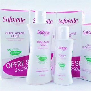 Dung Dịch Vệ Sinh Phụ Nữ Cao Cấp Saforelle (Chai 250ml & Chai 100ml)