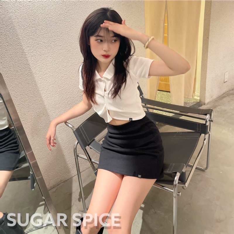 Chân Váy Ôm Ngắn, Chân Váy Ngắn Basic Mini Skirt Siêu Co Giãn Chất Vải Thun Gân (KHÔNG LÓT) SUGAR SPICE - Bis Skirt