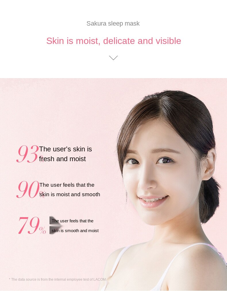 Mặt nạ ngủ dưỡng ẩm làm trắng thu nhỏ lỗ chân lông chiết xuất hoa anh đào Leichla | BigBuy360 - bigbuy360.vn