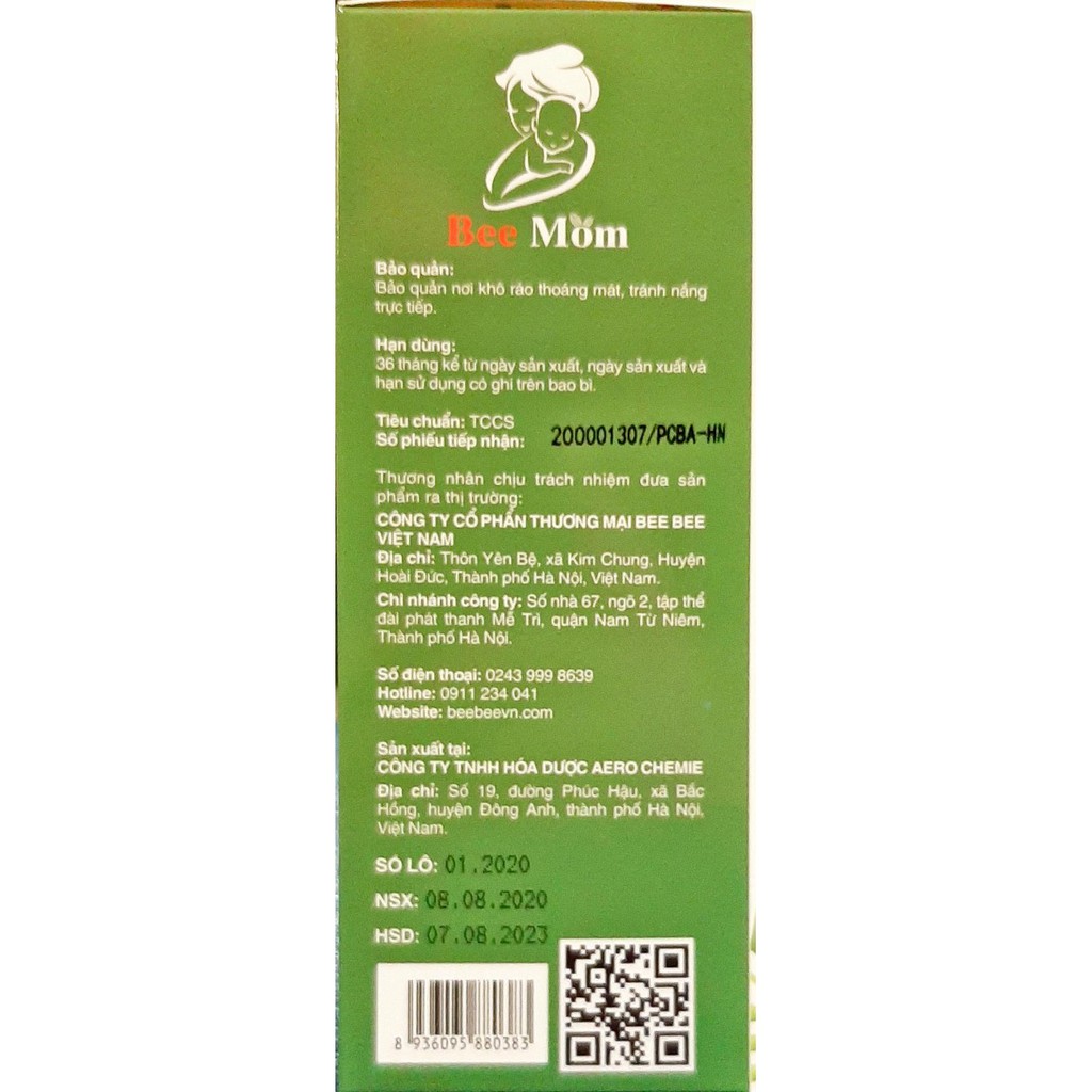 Cao xông tắm cho mẹ sau sinh BEE MOM