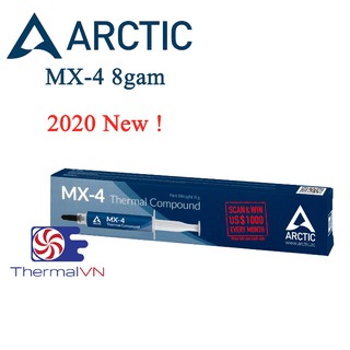 Keo tản nhiệt cpu Arctic MX4 8gam - Sử dụng cho 18-20 Cpu dành cho tiệm net