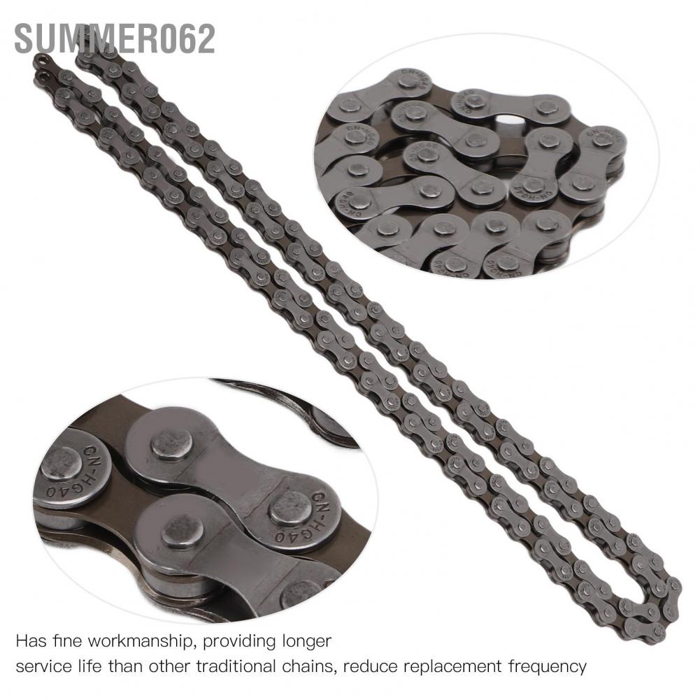 Summer062 Bike Chain 7 Speed 8 with Connectors for HG40 Mountain Road Riding