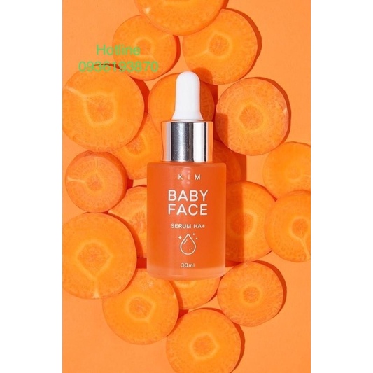 ✅ 2 Hộp SERUM KIM BABY FACE HA+  [CHÍNH HÃNG] ❤️ TINH CHẤT TRUYỀN TRẮNG KIM BABY FACE HA