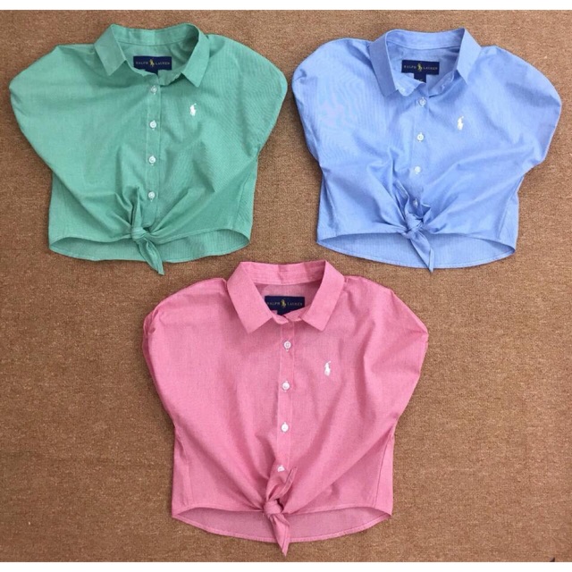 [PoLo] Áo sơ mi Polo cột eo