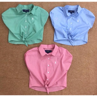 Áo sơ mi Polo cột eo