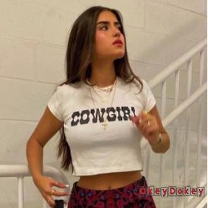 Áo Croptop Ngắn Tay Cổ Tròn In Chữ Dáng Ôm Gợi Cảm Cho Nữ