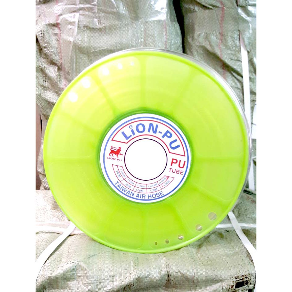 DÂY HƠI PU LION KHÍ NÉN ỐNG 5*8mm *100 MÉT - MÀU TRẮNG