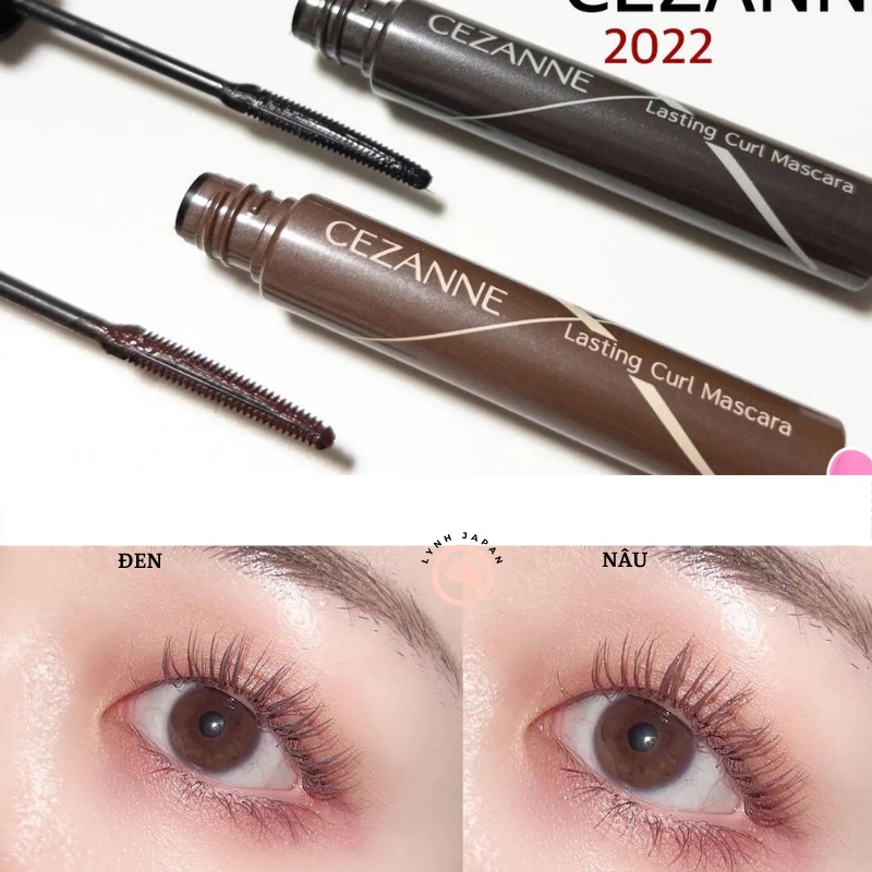 Mascara Lâu Trôi Cong Mi Cezanne Curler Nội Địa Nhật Bản
