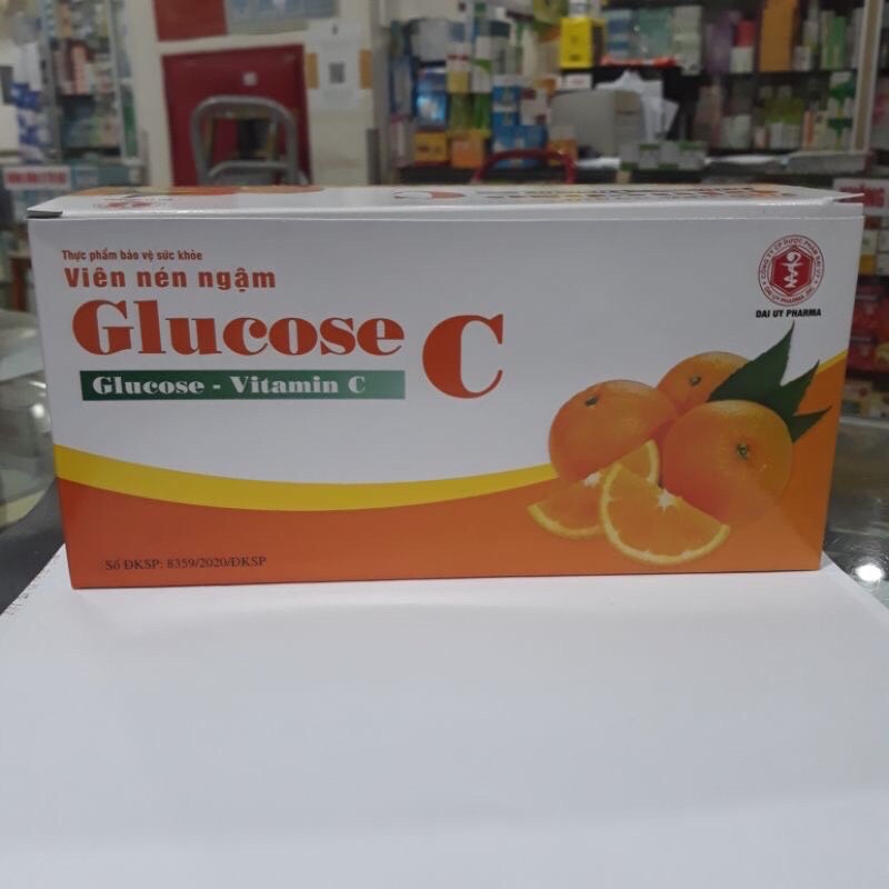 Hộp kẹo ngậm C glucose hộp 30 gói