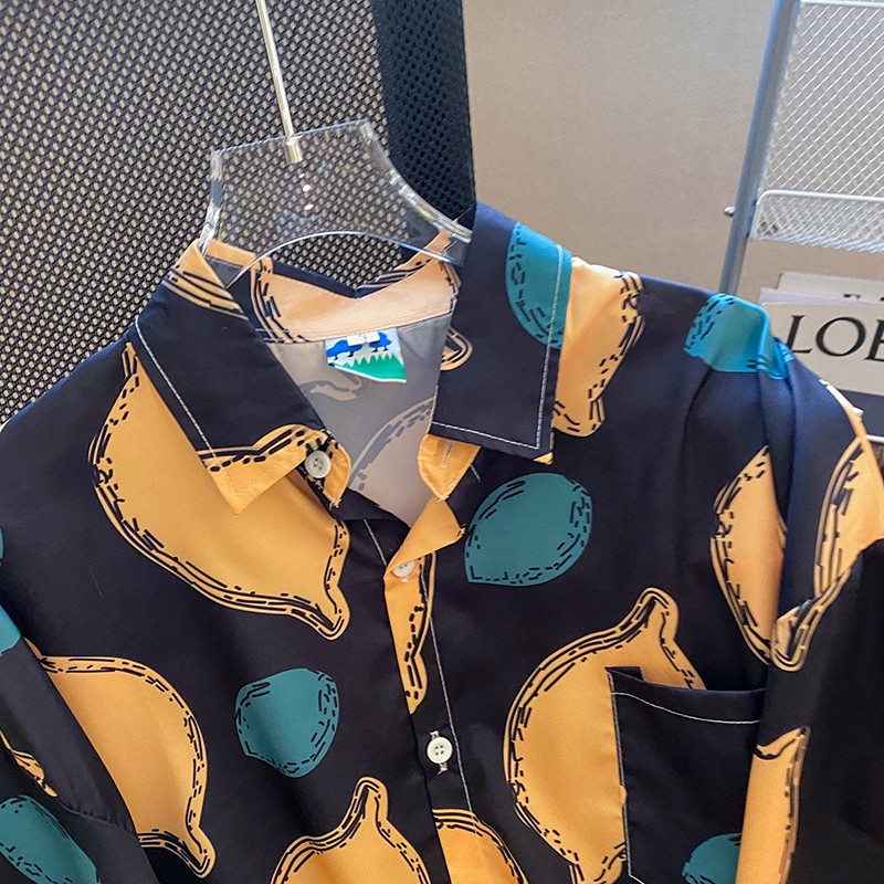 Áo sơ mi NRVP ngắn tay dáng rộng thời trang Hàn Quốc dành cho nữ