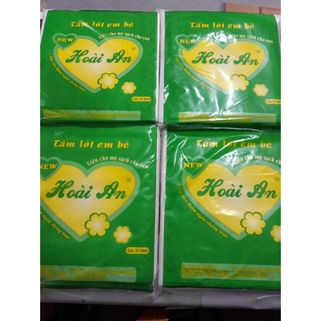 Combo 5 Túi Tấm Lót Phân Xu Hoài An 3 Lớp Loại 1 Túi 30 Tờ