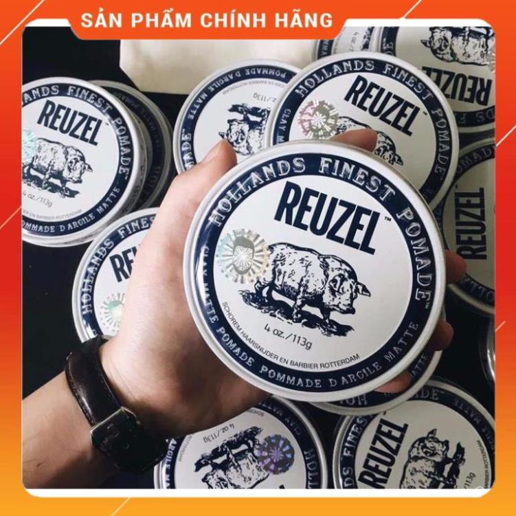 [Giá Hủy Diệt – Chính Hãng] Reuzel Clay Matte Pomade vuốt tóc + Tặng lược + Xịt Dưỡng tóc tạo phồng Reuzel Tonic 20ml